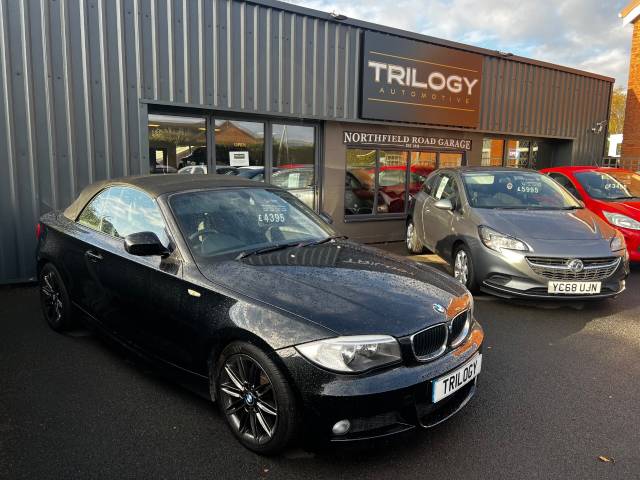 BMW 1 Series 2.0 118d M Sport 2dr Convertible Diesel Black